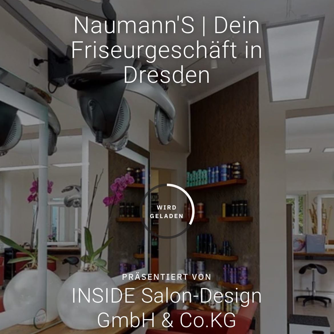 360 Grad Rundgang durch Naumanns Dein Friseurgeschäft
